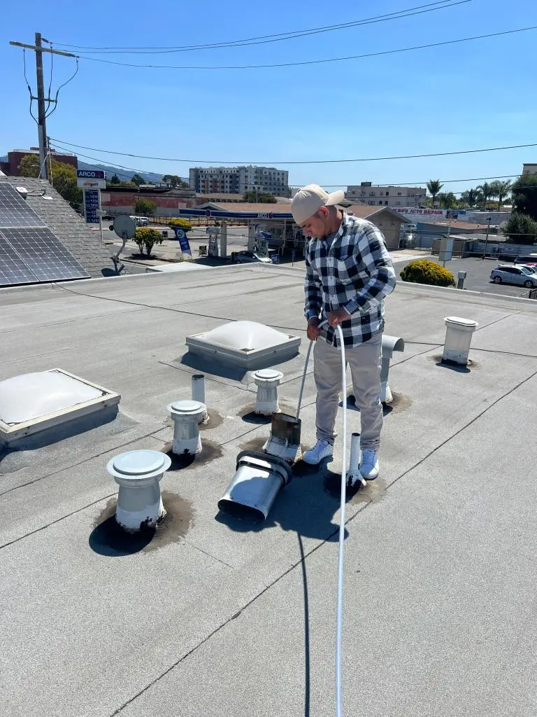 Vent Wise – Air Duct Cleaning Services team providing Air Duct Cleaning Menlo Park for a commercial office building near Sand Hill Road.