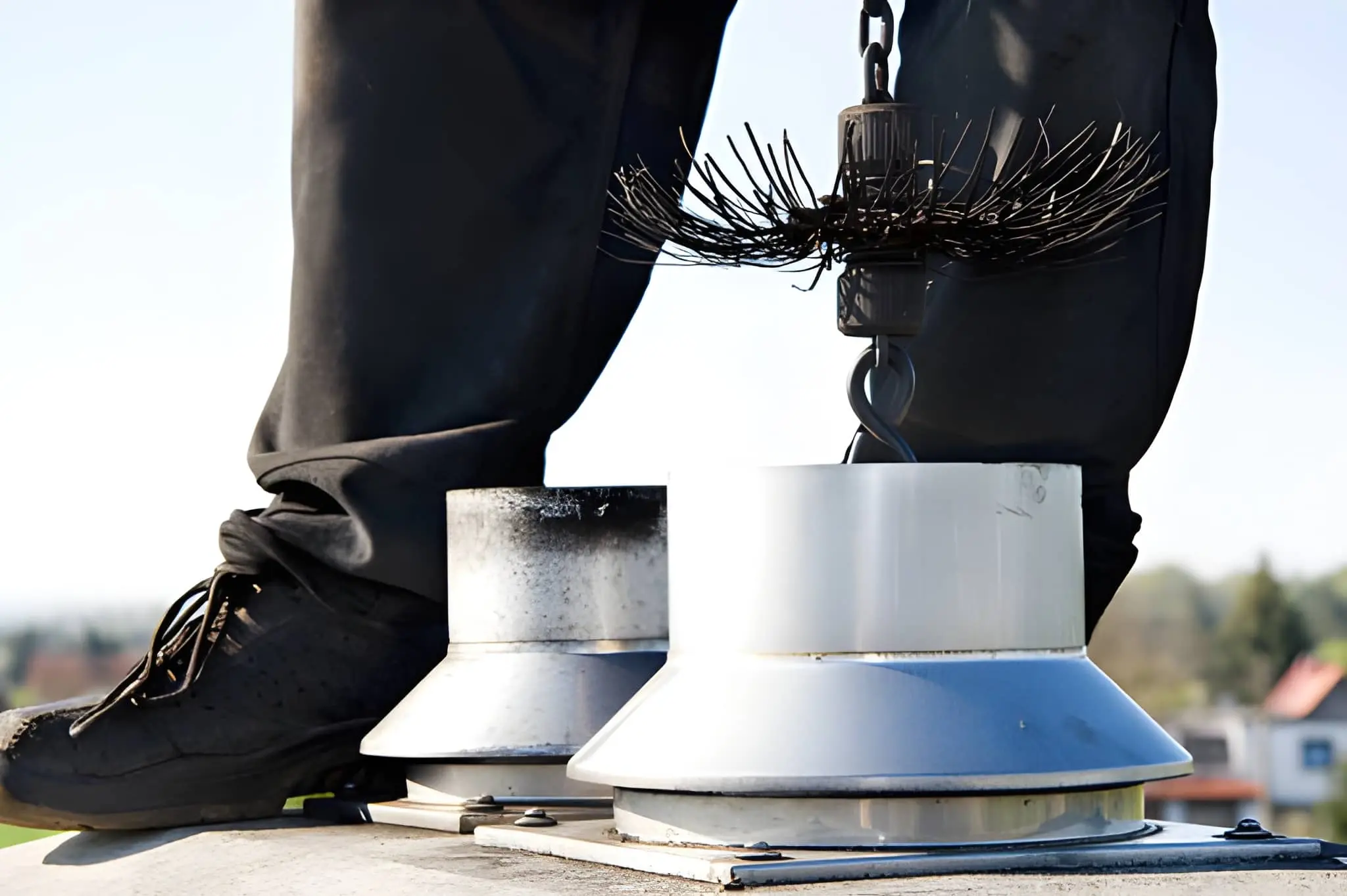 Expert Chimney Cleaning inspection by Vent Wise - Air Duct Cleaning Services ensuring home safety